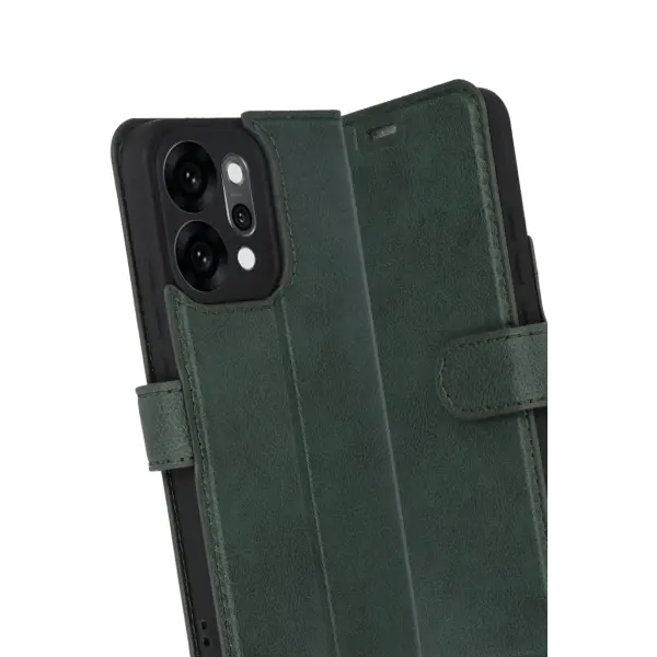 Oppo Reno 14 Trend S Plus Kapaklı Kılıf - Yeşil