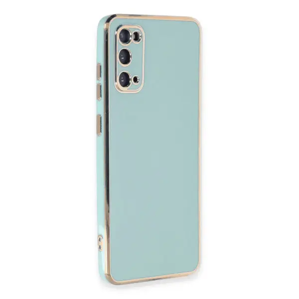 Samsung Galaxy S20 Kılıf Volet Silikon - Açık Yeşil