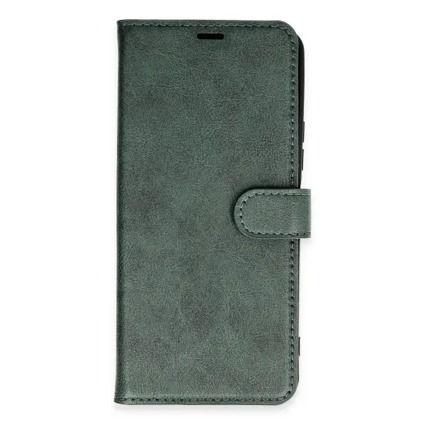Xiaomi Redmi 13 4G Kılıf Trend S Plus Kapaklı Kılıf - Yeşil