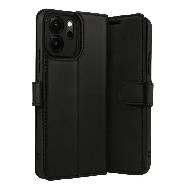 Oppo Reno 14F Trend S Plus Kapaklı Kılıf - Siyah