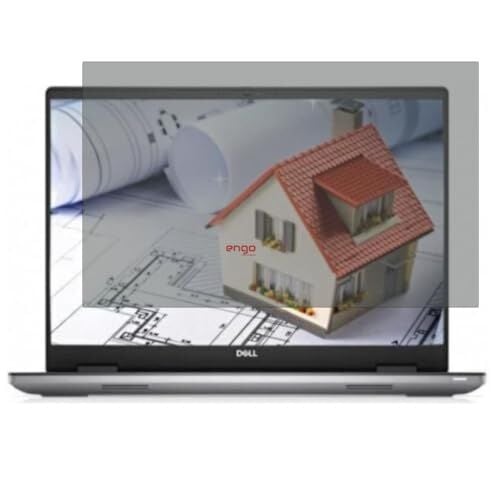 Dell Precision M7670 16 İnç Uyumlu Hayalet Ekran Koruyucu, Anti-Spy Gizlilik, 9H Temperli Nano Kırılmaz Esnek Cam, Parlama Önleyici