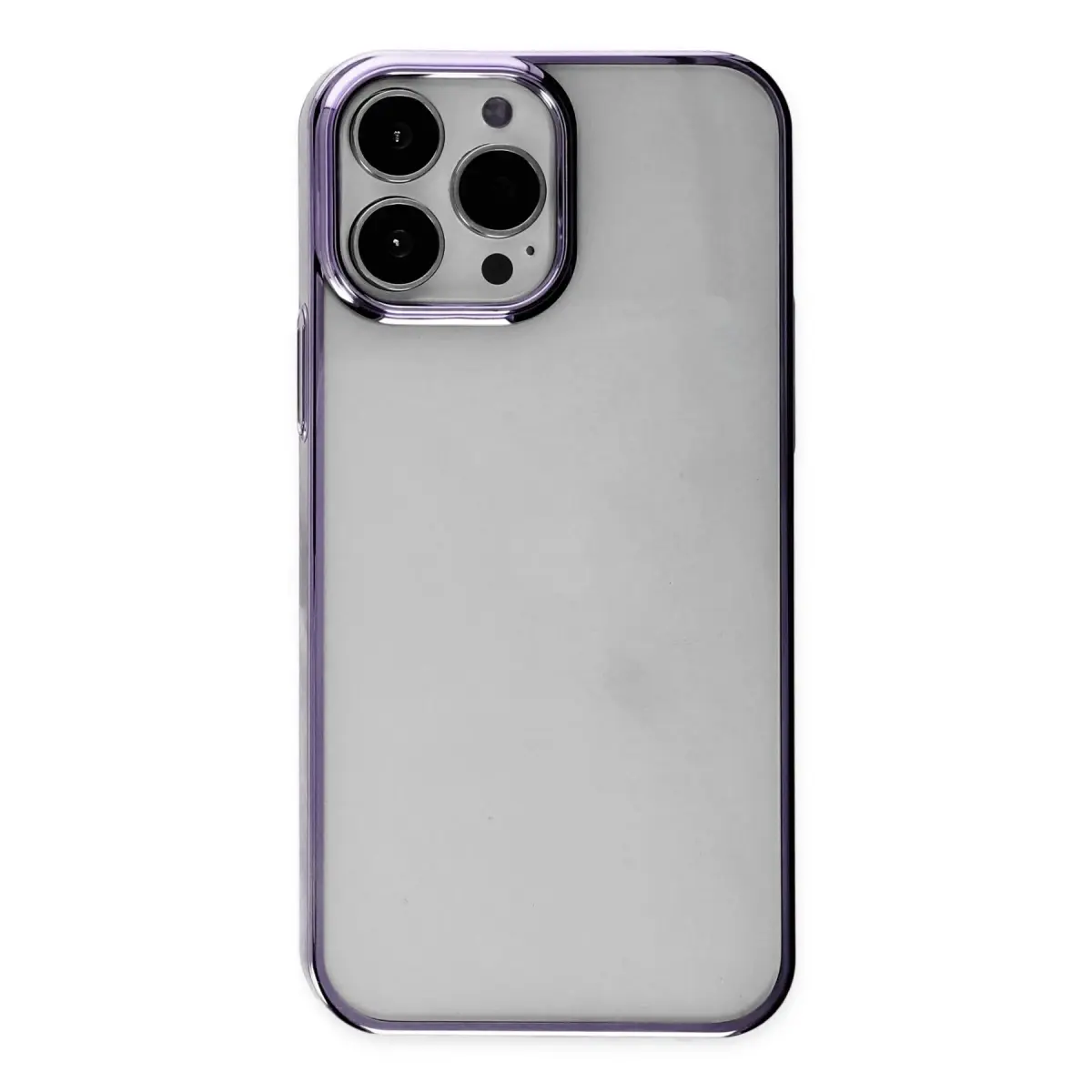 Apple iPhone 13 Pro Max Kılıf Element Silikon - Mor
