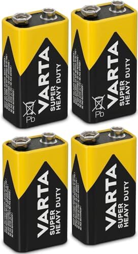 Super Heavy Duty 9V Pil, 4'lü Ekonomik Paket