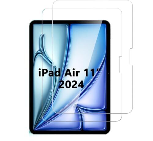 iPad Air 11inç M4/M3/M2 2026-2024 ile Uyumlu Tablet Temperli Cam Ekran Koruyucu