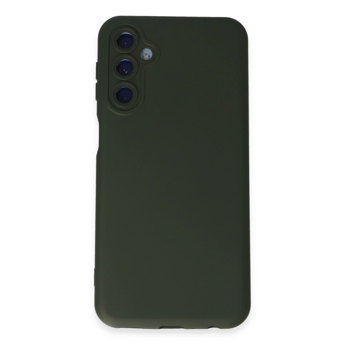Samsung Galaxy M34 5g Kılıf Nano İçi Kadife Silikon - Koyu Yeşil
