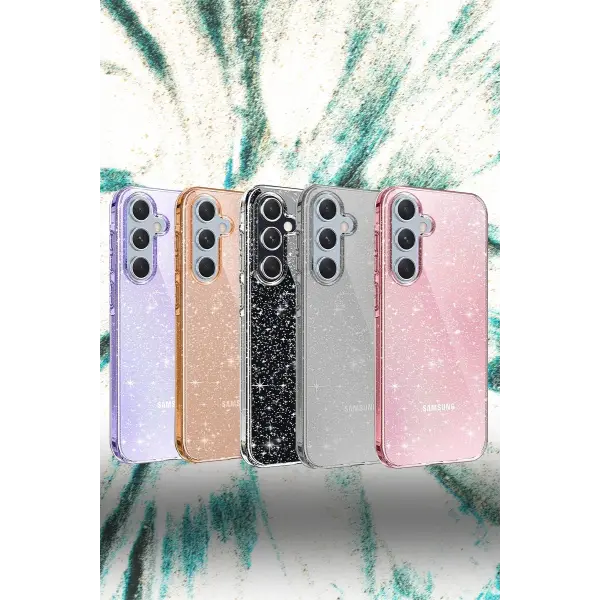 Samsung Galaxy A15 4G Kılıf Glow Kapak - Siyah