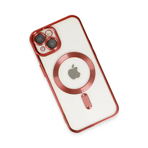 Apple iPhone 14 Plus Kılıf Kross Magneticsafe Kapak - Kırmızı