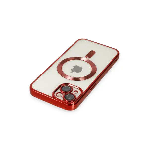 Apple iPhone 14 Plus Kılıf Kross Magneticsafe Kapak - Kırmızı