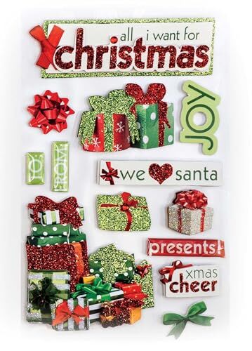 3D Çıkartmalar 4,5''x8,5'' - All I Want For Christmas