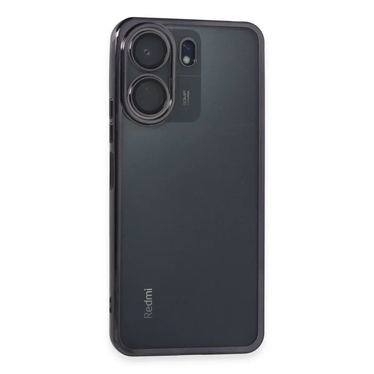 Xiaomi Redmi 13C Kılıf Razer Lensli Silikon - Mor