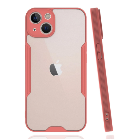 Apple İphone 14 Plus Kılıf Platin Silikon - Pembe