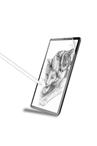 Galaxy Tab A9 Plus ile Uyumlu Davin Paper Like Kağıt Hisli Mat Ekran Koruyucu, Renksiz