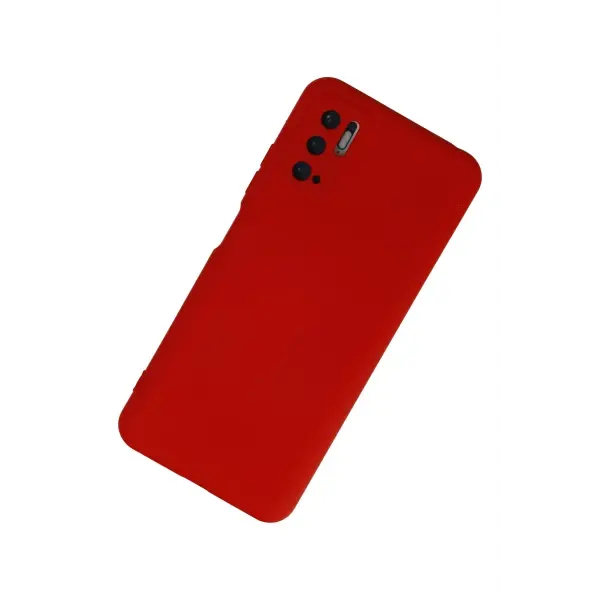 Xiaomi Redmi Note 10 5G Kılıf Nano içi Kadife Silikon - Kırmızı