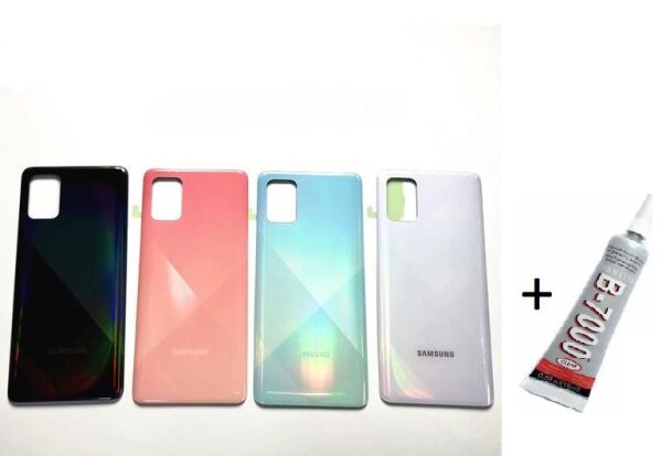SAMSUNG A51 A515 Arka Batarya Pil Kapağı PEMBE (B7