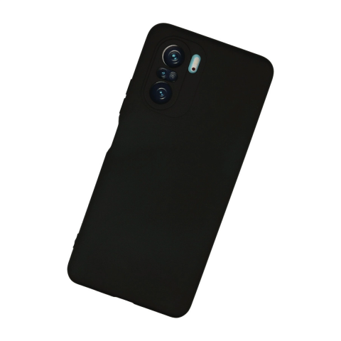 Xiaomi Poco F3 Kılıf Nano İçi Kadife Silikon - Siyah