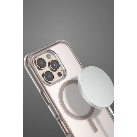 Onegif Apple İphone 15 Pro Max Hulk Magsafe Kapak - Çöl Titanyum