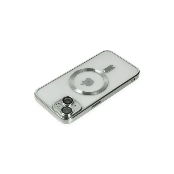 Apple iPhone 14 Kılıf Kross Magneticsafe Kapak - Gümüş