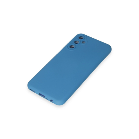 Samsung Galaxy M14 5g Kılıf Nano İçi Kadife Silikon - Mavi