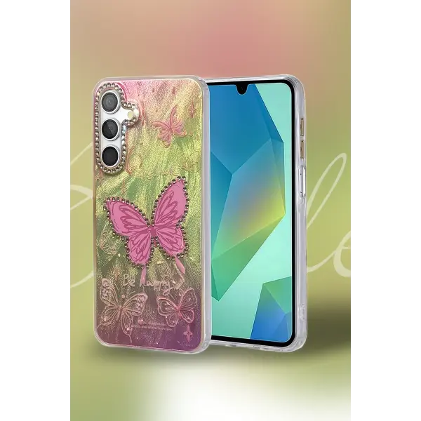 Samsung Galaxy S25 Kılıf Blade Aynalı Desenli Kapak - Desen 9