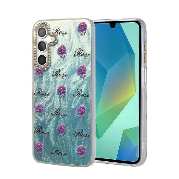 Samsung Galaxy S25 Kılıf Blade Aynalı Desenli Kapak - Desen 9