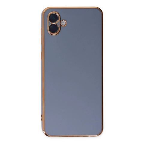 Samsung Galaxy A04 Kılıf Volet Silikon - Mavi