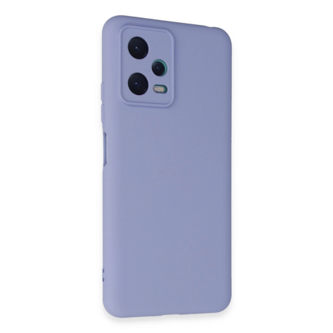 Xiaomi Redmi Note 12 5g Kılıf Nano İçi Kadife Silikon - Lila