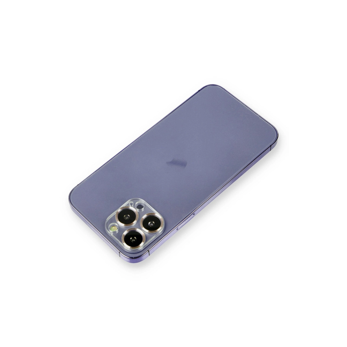 Apple İphone 12 Pro Max Metal Kamera Lens Koruma Cam - Gold