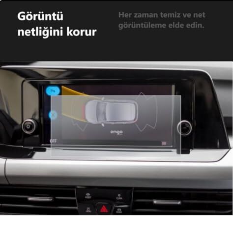 Volkswagen Golf 8 8.25 İnç ile Uyumlu Multimedya ve Navigasyon için Mat Ekran Koruyucu