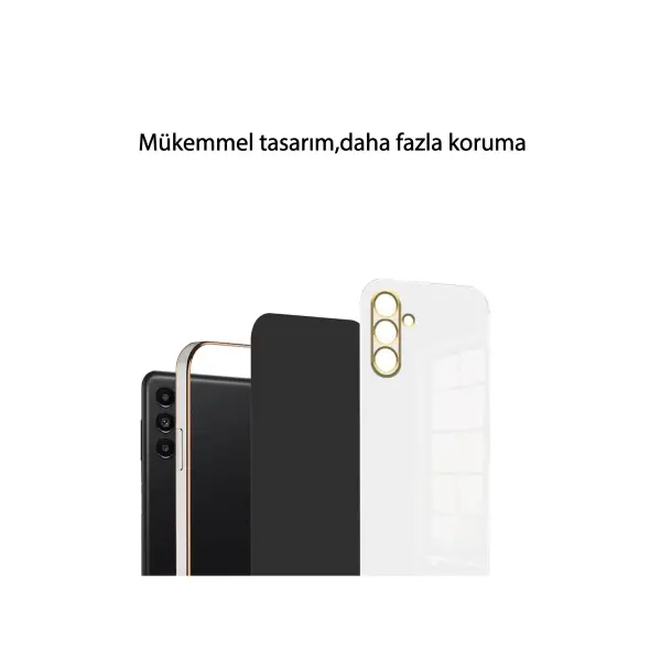 Samsung Galaxy A25 5G Kılıf Volet Silikon - Pembe