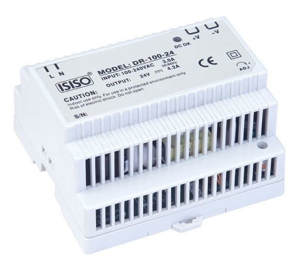 Isıso 100 W 24 Vdc Güç Kaynağı IDR-100-24