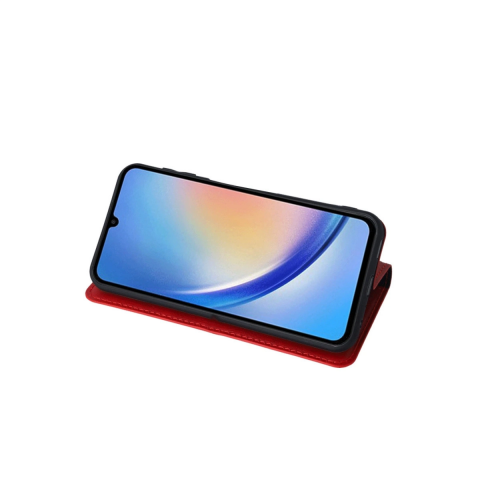Apple İphone 15 Trend S Plus Kapaklı Kılıf - Taba