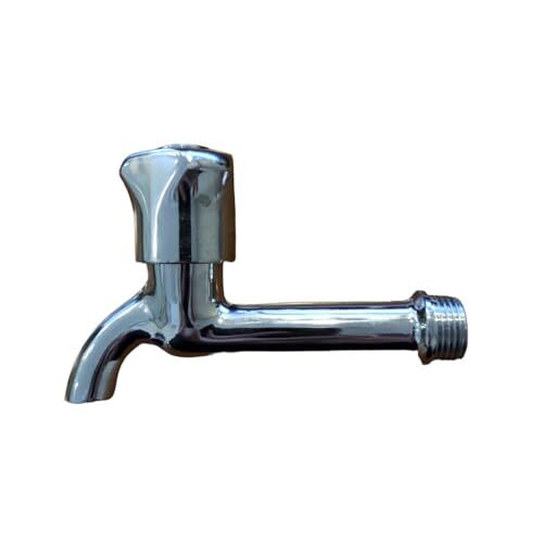Uzun Musluk Süzgeçli, Tuvalet Bahçe Lavabo için Ara Musluk, Krom, Pirinç, 360 Derece Dönebilme, Modern