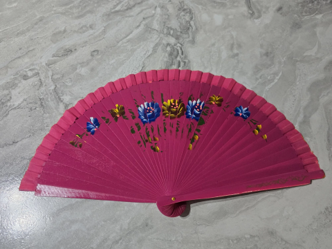 Bambu Çift Taraflı Yelpaze Karışık Renkler 12'li Paket