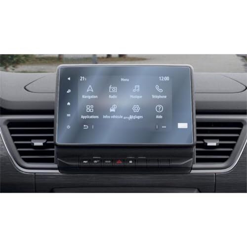 Renault Express Multimedya 8 İnç Uyumlu Şeffaf Ekran Koruyucu
