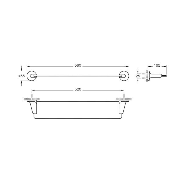 A44940 Etajer, Krom