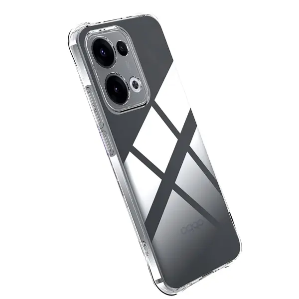 Oppo A6 Pro 4G Lüx Şeffaf Silikon - Şeffaf