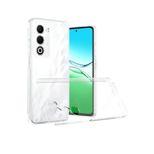 Oppo A5 4G Lüx Şeffaf Silikon - Şeffaf