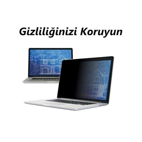 Hp Probook 450 G8 2W8T3EABT5 15.6 İnç Uyumlu Hayalet Ekran Koruyucu, Anti-Spy Gizlilik, 9H Temperli Nano Cam