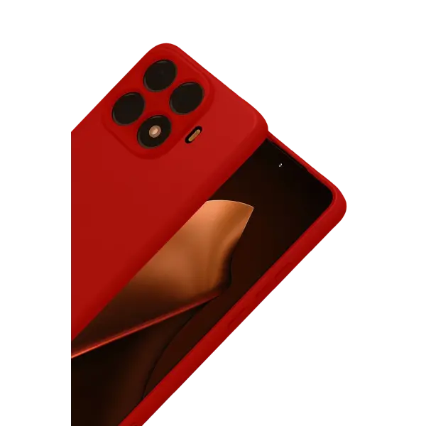 Xiaomi Mi 15T Pro Nano içi Kadife Silikon - Kırmızı