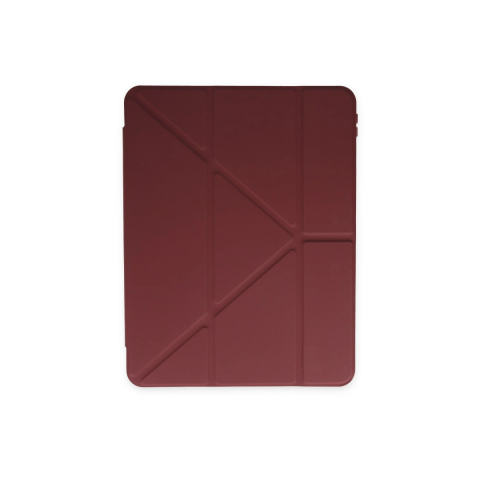 Apple İpad 2022 10.9 (10.nesil) Kılıf Kalemlikli Mars Tablet Kılıfı - Mürdüm