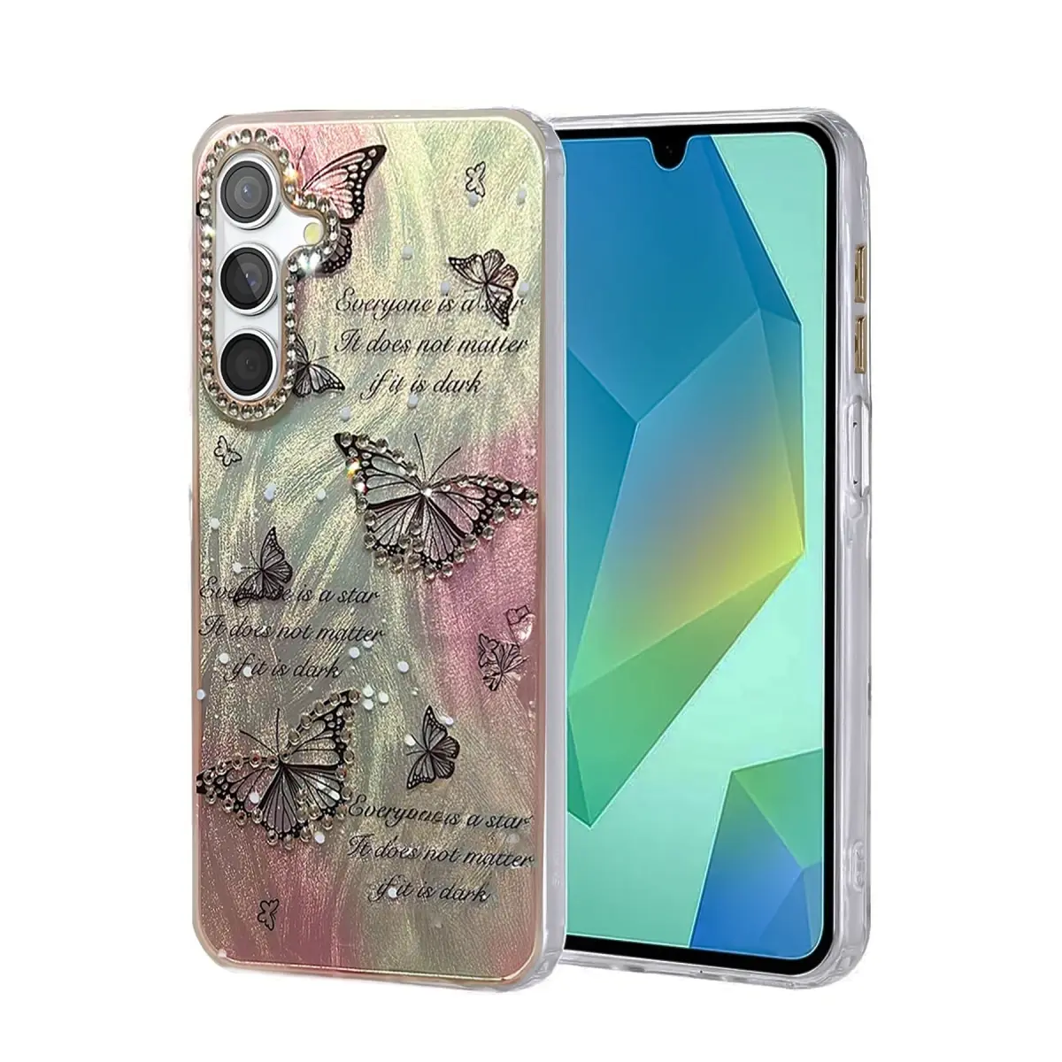 Samsung Galaxy A15 4G Kılıf Blade Aynalı Desenli Kapak - Desen 6
