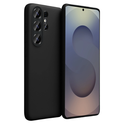 Samsung Galaxy S26 Ultra Nano İçi Kadife Silikon - Siyah