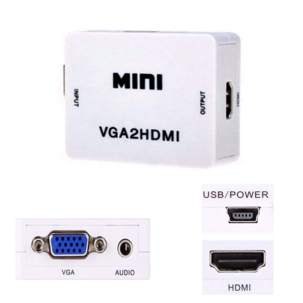 4554 Vga to HDMI Dönüştürücü Adaptör