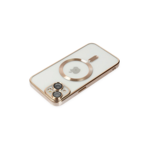 Apple İphone 14 Kılıf Kross Magneticsafe Kapak - Gold
