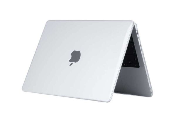 Macbook Pro 16inç M3/M4/Max A3403 A3186 A2991 ile uyumlu kristal ön arka şeffaf kapaklı kılıf renksiz