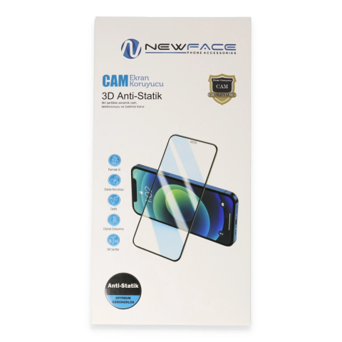 Samsung Galaxy A10s 3d Antistatik Cam Ekran Koruyucu