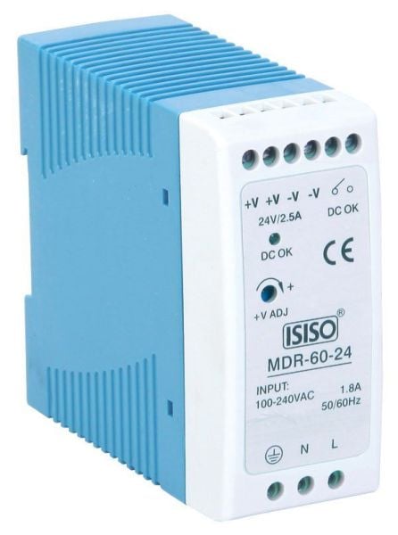 Isıso 60 W 12 Vdc 5 A Güç Kaynağı IMDR-60-05