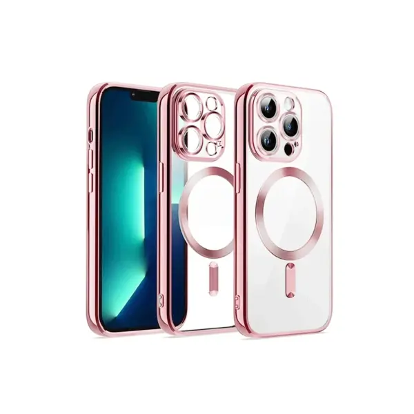 Apple iPhone 12 Pro Kılıf Kross Magneticsafe Kapak - Rose