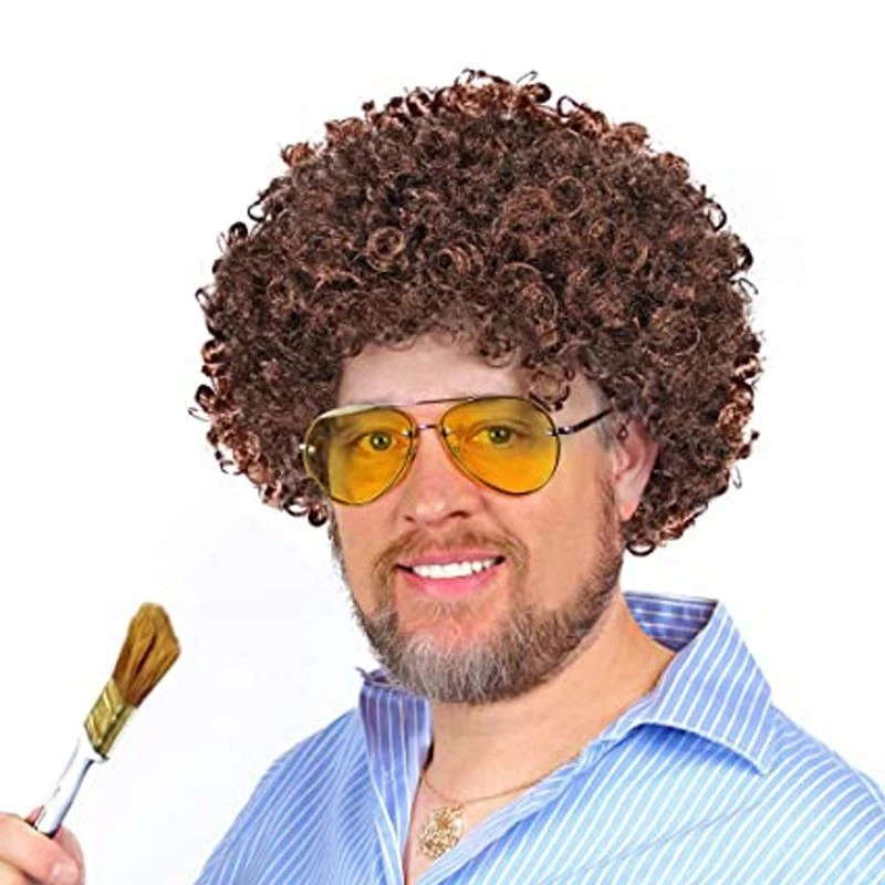 Bob Ross Bonus Peruk Kahverengi Renk 120 Gr