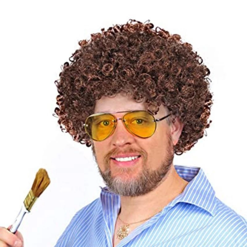 Bob Ross Bonus Peruk Kahverengi Renk 120 Gr